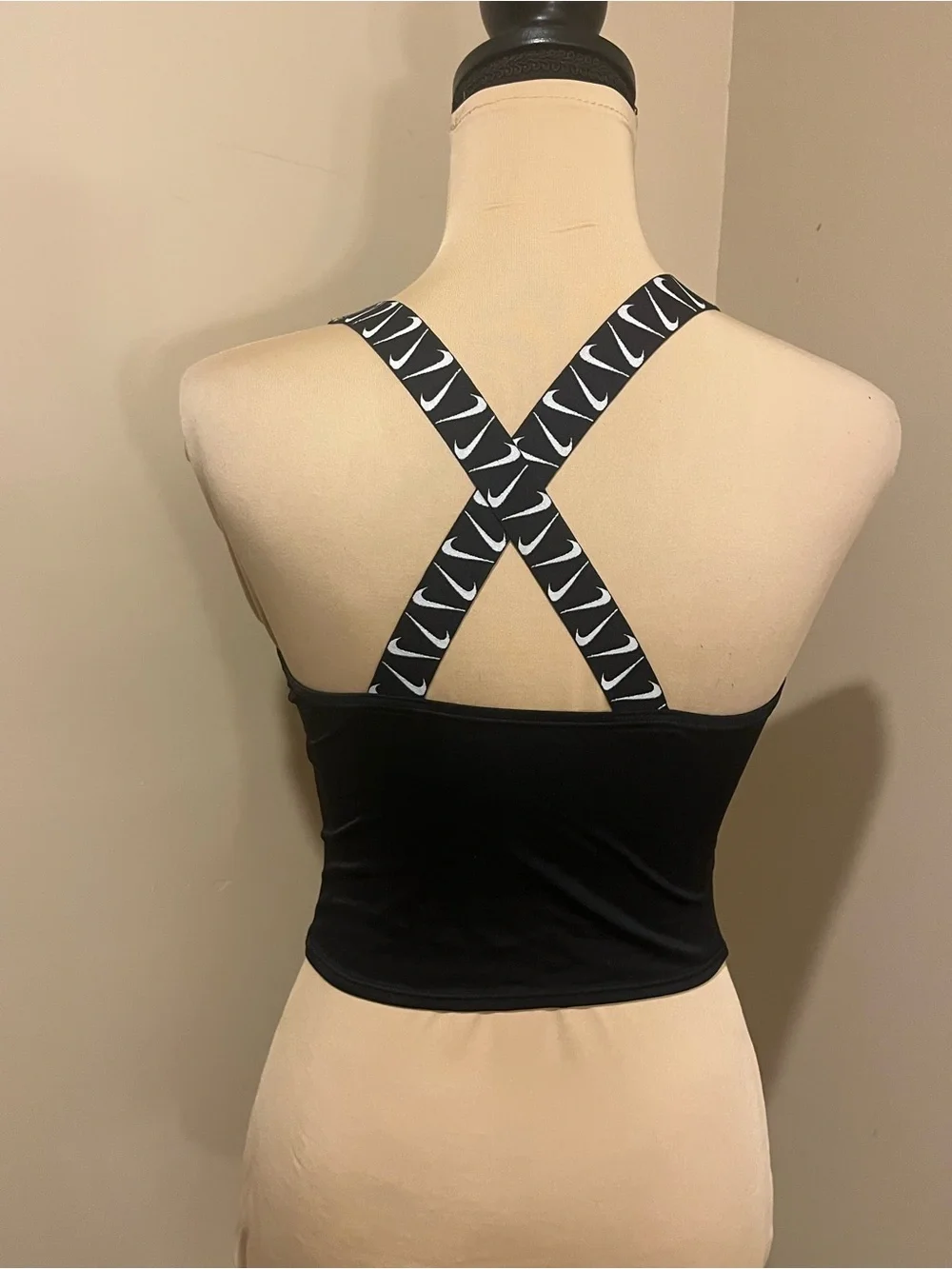 Nike Logo Tape cross Back Tankini Top Tweens/Teens, XL